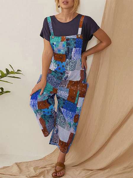 Mono casual con bolso de cuadros