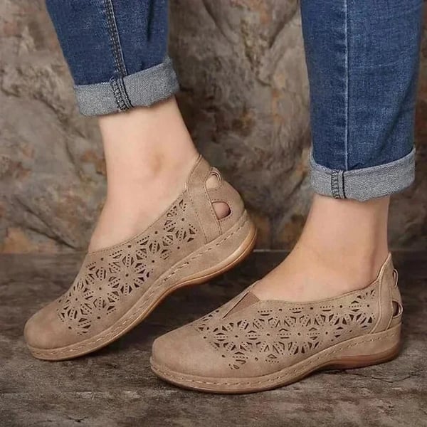 Sandalias transpirables de mujer huecas