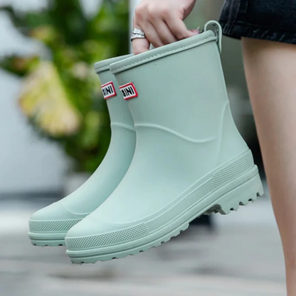 Piso | Botas de lluvia de mujer impermeables de moda