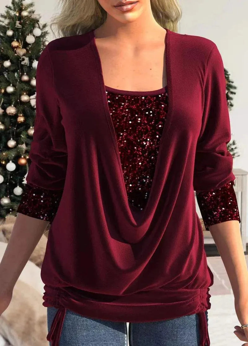 Blusa - Colección Glamour - Detalles brillantes