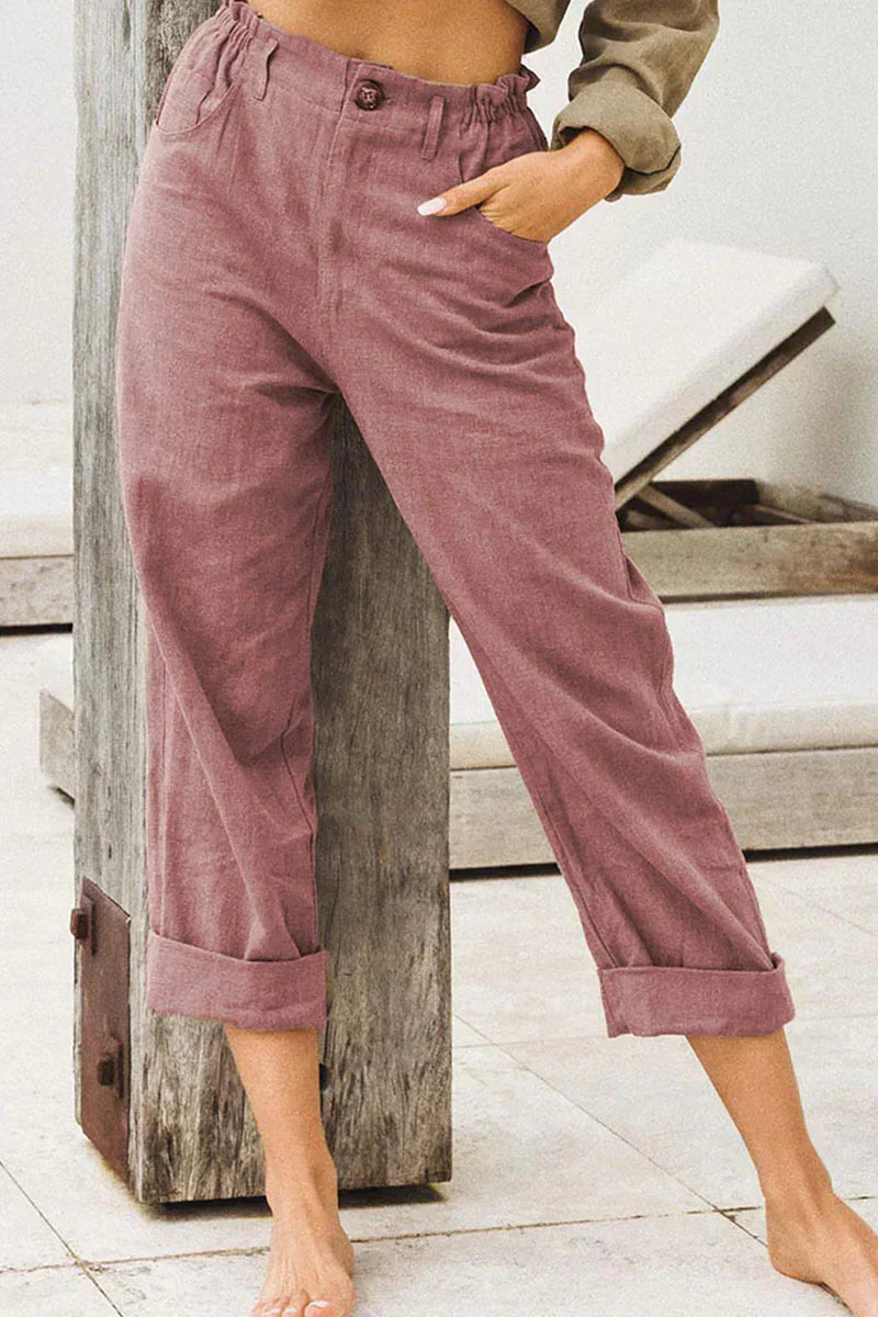 Pantalones de lino informales y elegantes - Jaclyn