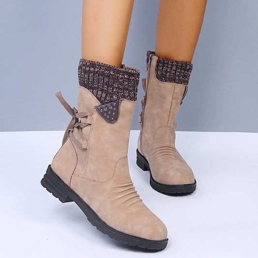 Flazel - Botas de nieve chic para mujer