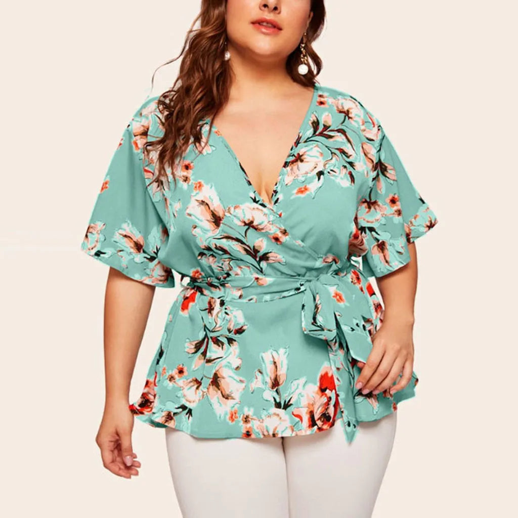 Vardi Dante™ Fenna Plus-Size Top | Colorido y versátil