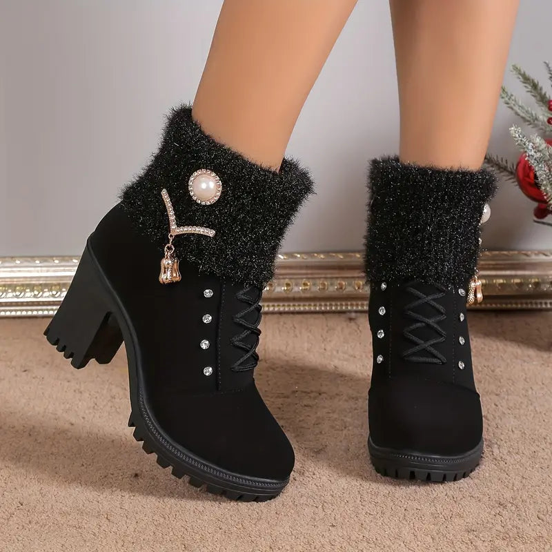 Botas con cuña para mujer - Ghislaine