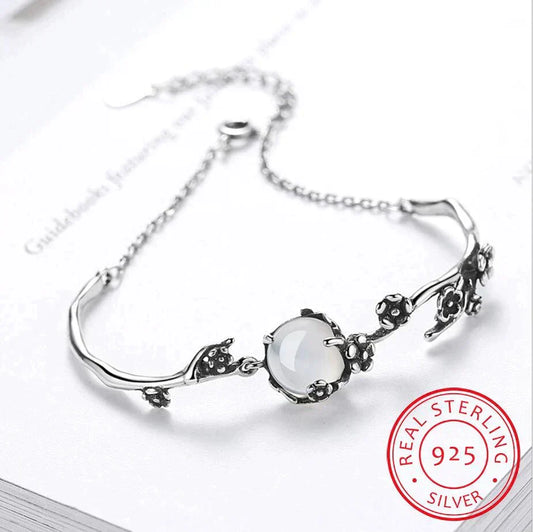 Pulsera de plata con piedras Moonlight | ¡Pulsera perfecta para cualquier ocasión!