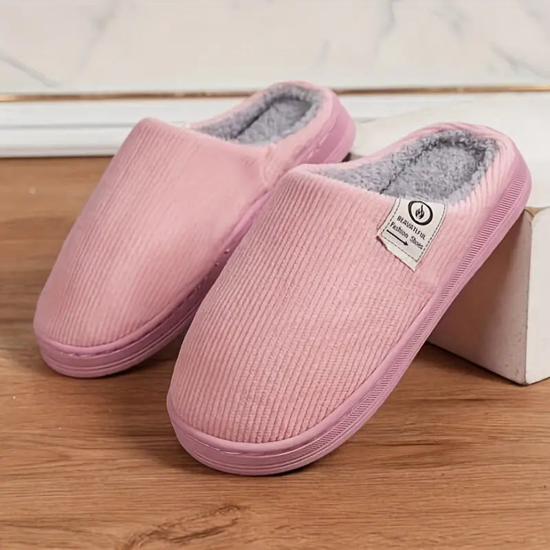 Acogedoras zapatillas de invierno | Rosa - Cálidas y acogedoras - Perfectas para las noches frías