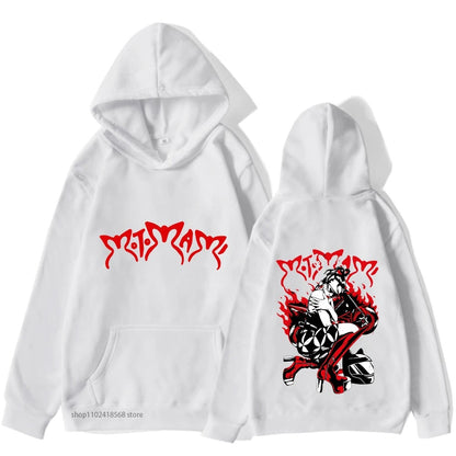 Heidi Mode | Motomami Rosalia Sudadera con capucha gráfica negra