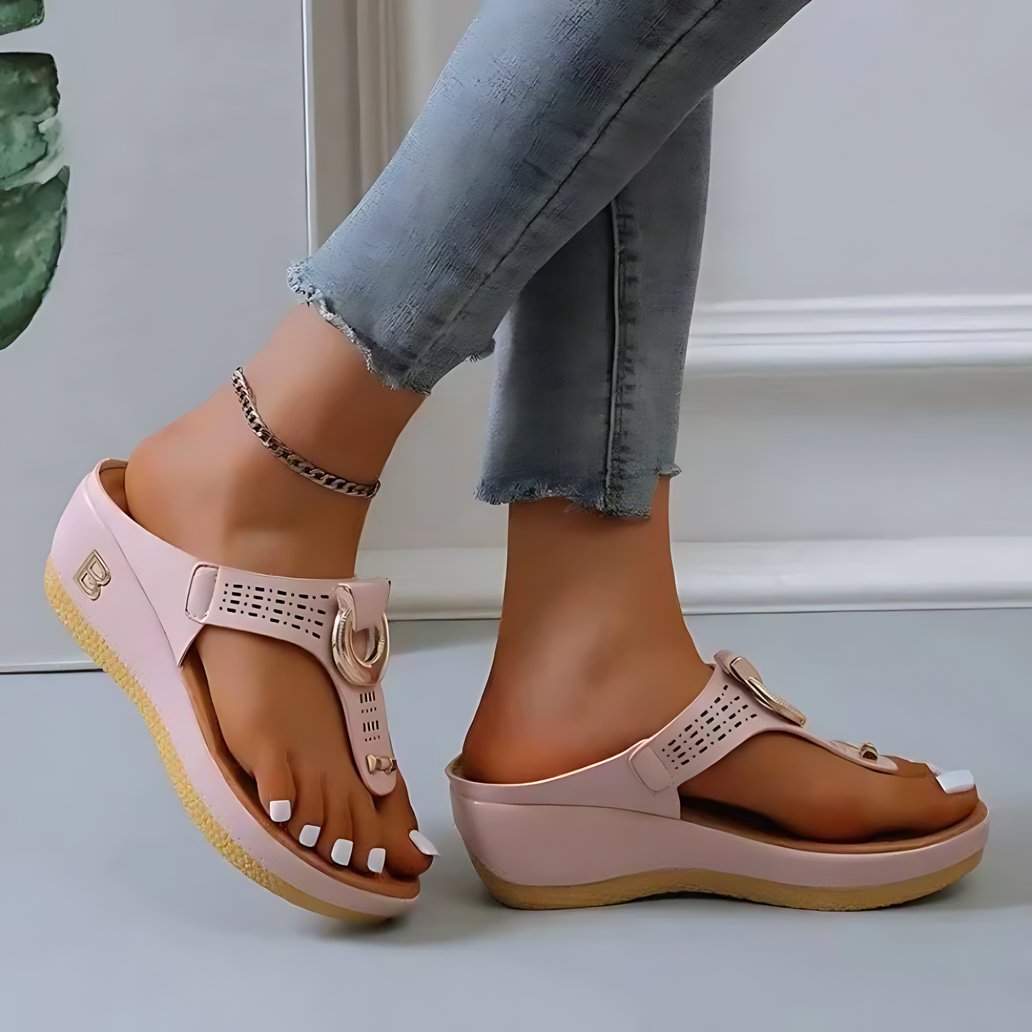 Aiah - Elegantes sandalias altas para mujer