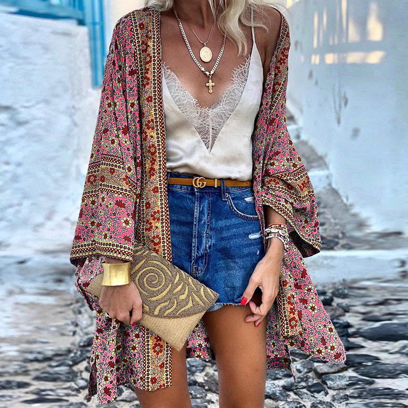 Zanzi Boho Cardigan | ¡Un Kimono alegre, elegante y de largo medio!