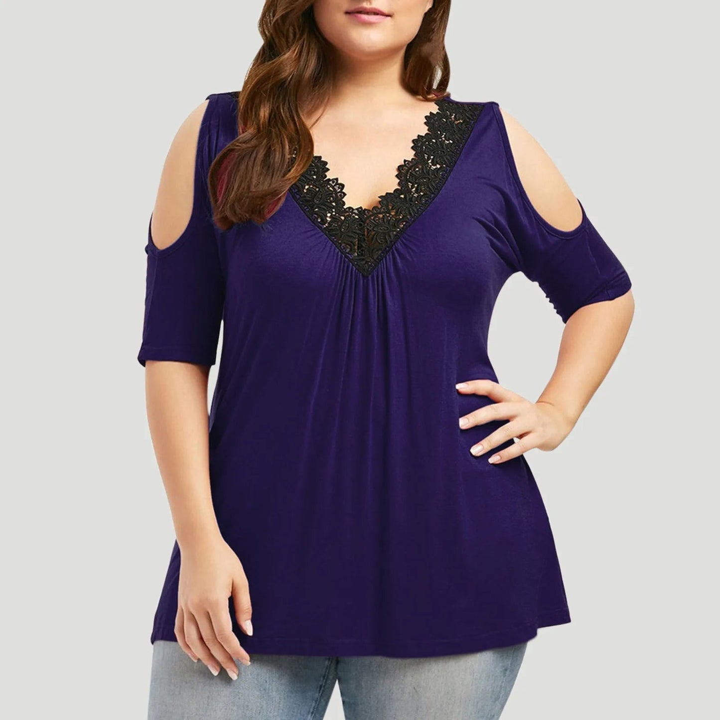 Blusa Vardi Dante™ Iris Plus-Size | Elegante y cómoda