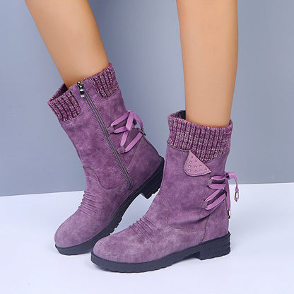 Flazel - Botas de nieve chic para mujer