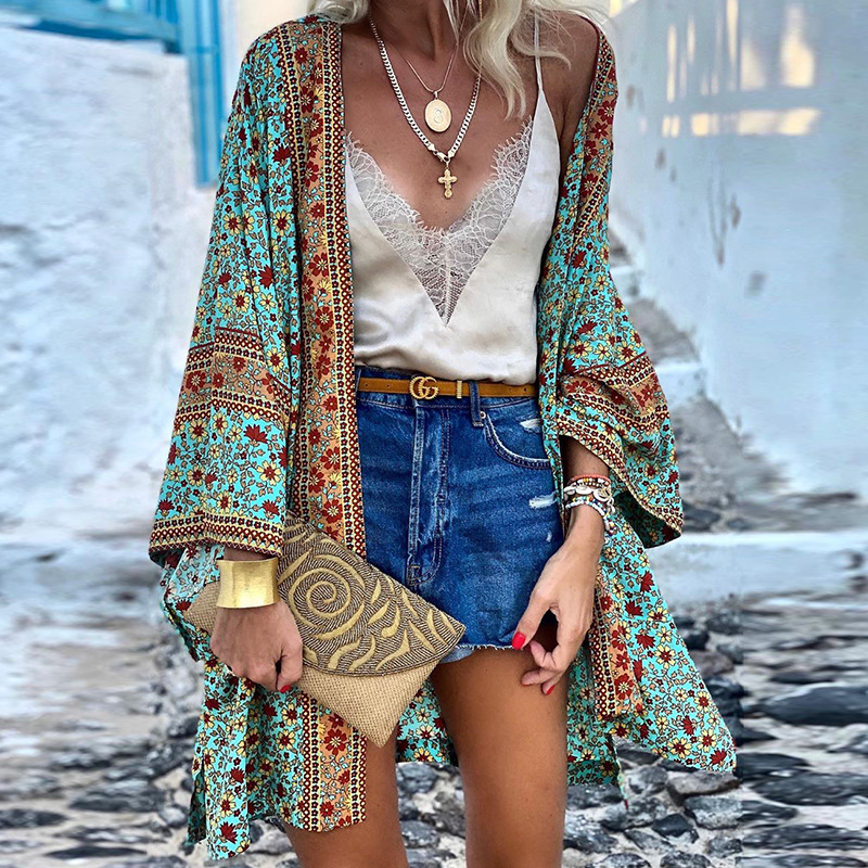 Zanzi Boho Cardigan | ¡Un Kimono alegre, elegante y de largo medio!