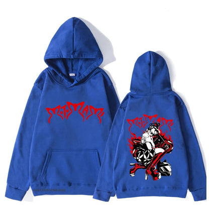 Heidi Mode | Motomami Rosalia Sudadera con capucha gráfica negra