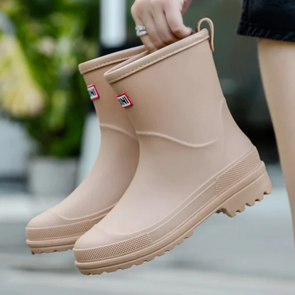 Piso | Botas de lluvia de mujer impermeables de moda