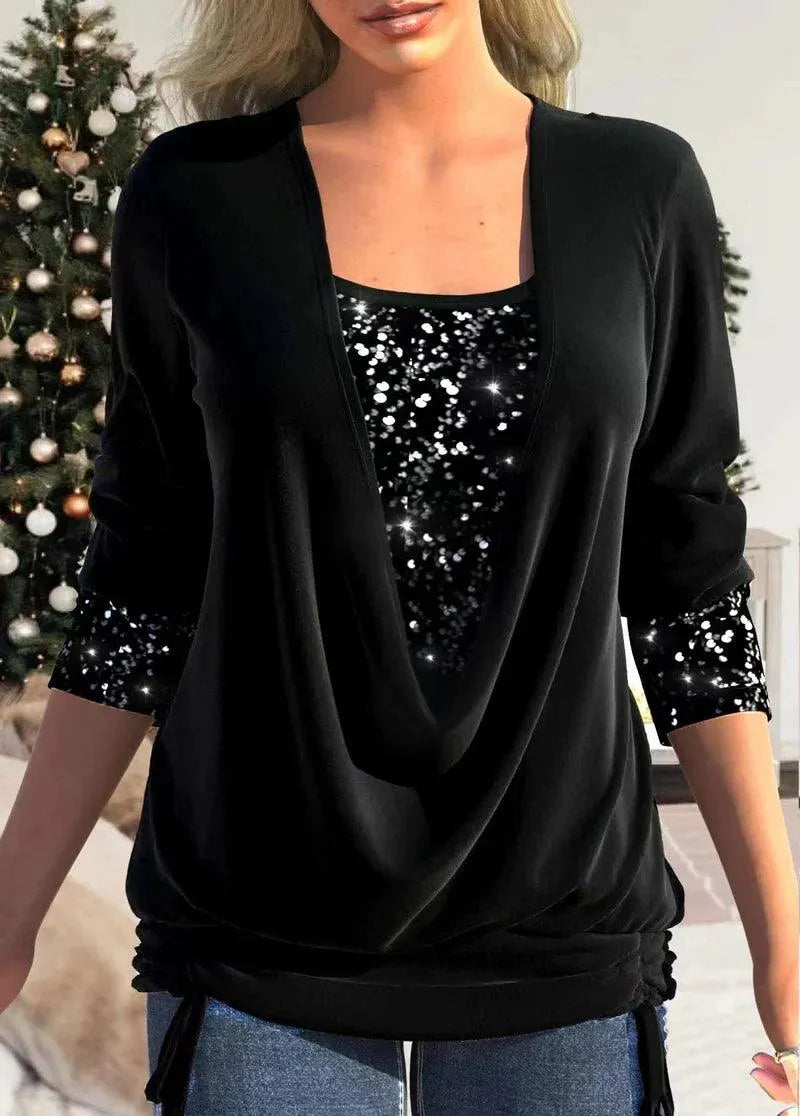 Blusa - Colección Glamour - Detalles brillantes