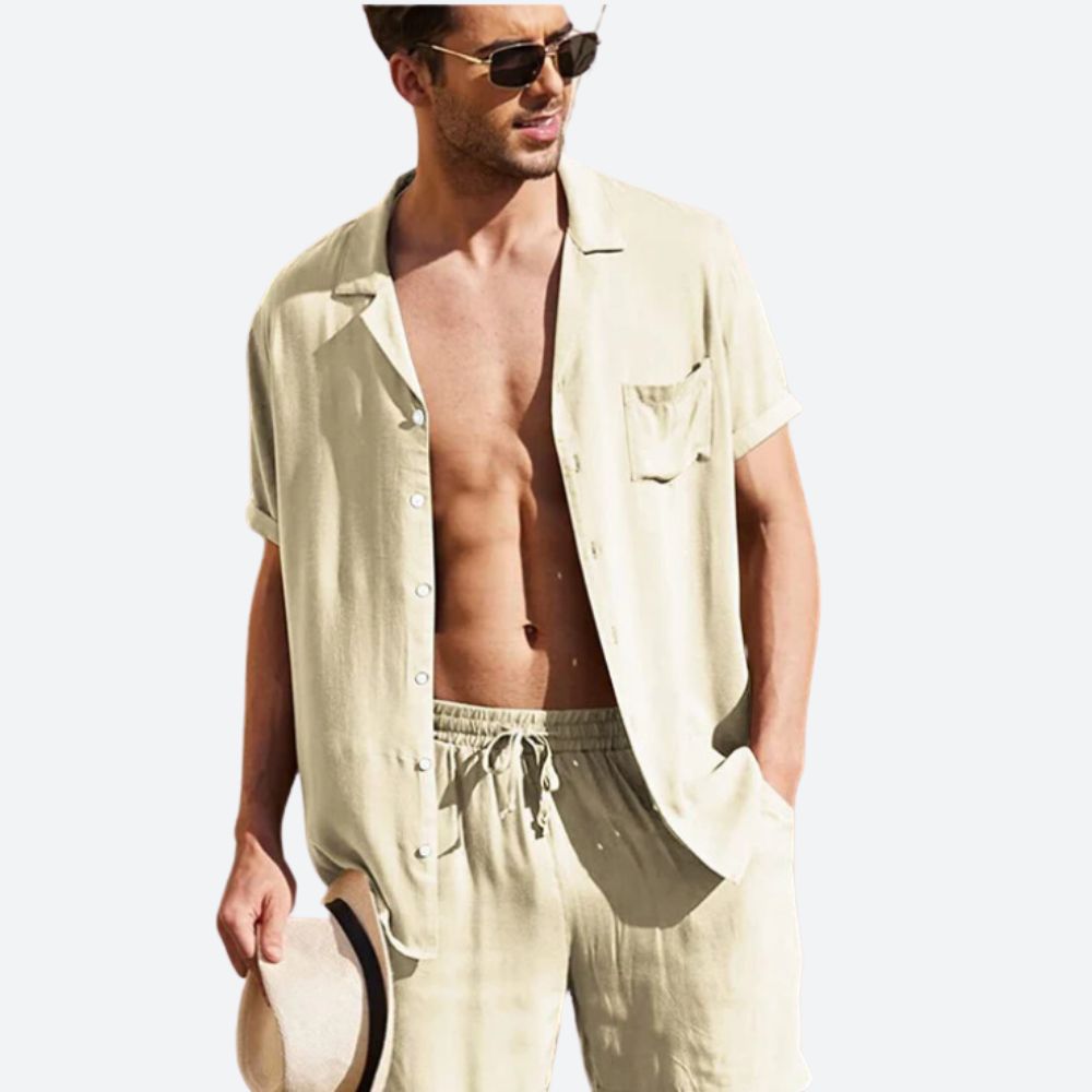 Conjunto de verano informal de 2 piezas para hombre - Argos