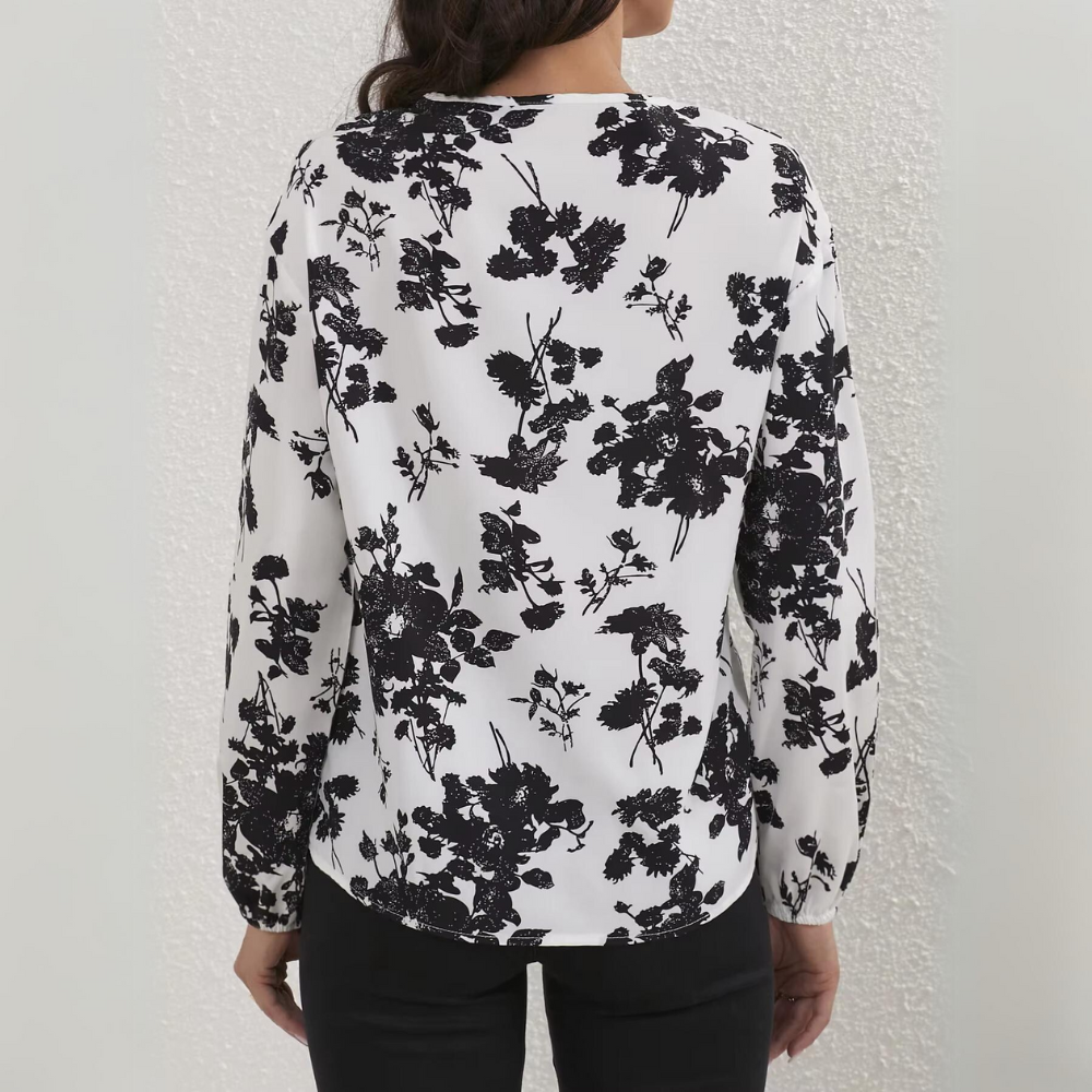 Althaia - Elegante blusa floral