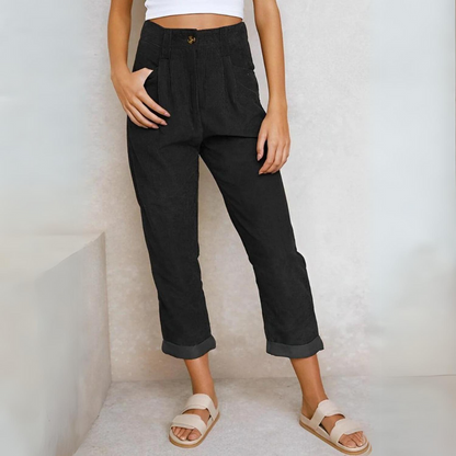 Brielle - Elegantes pantalones de pana de algodón