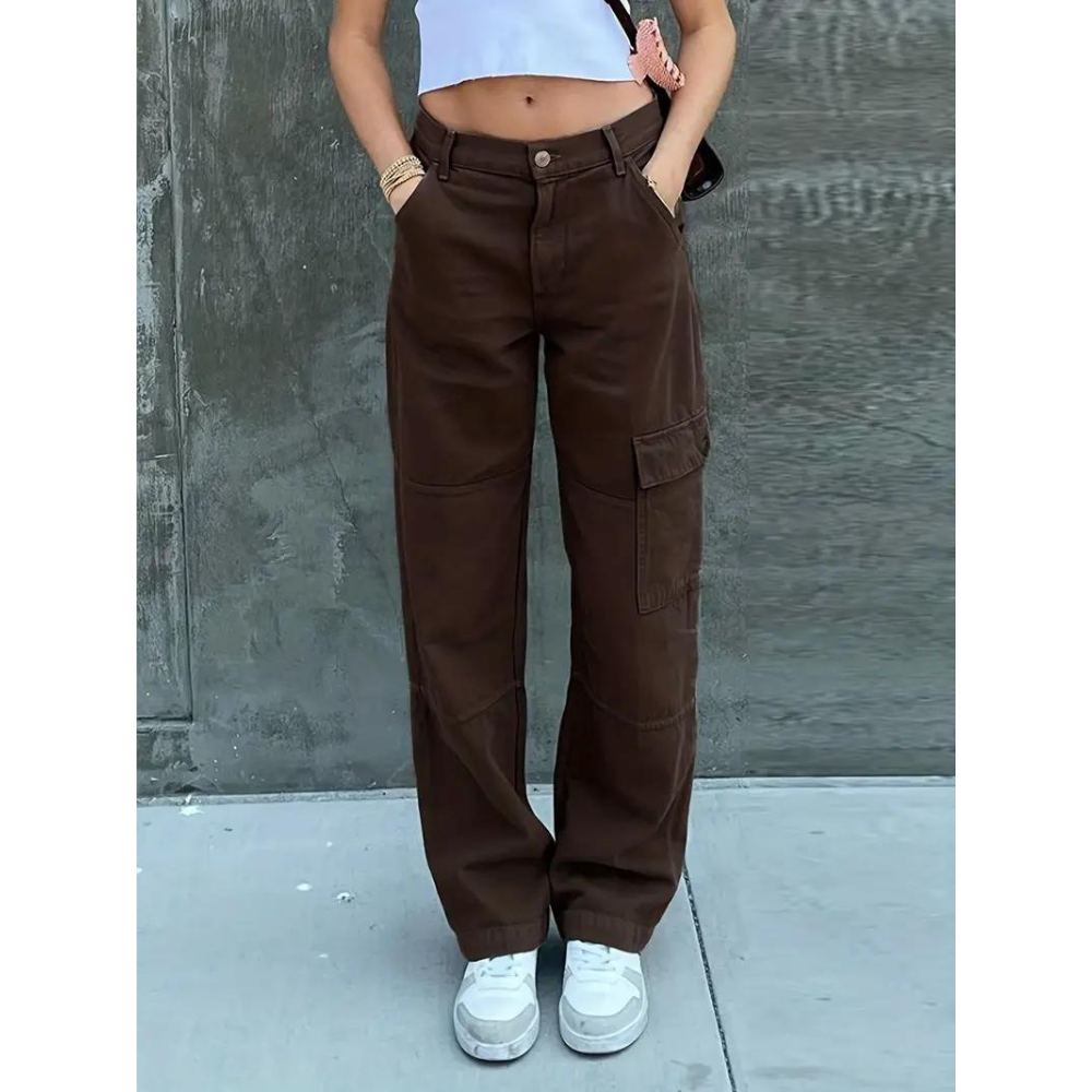 Pauline - Pantalones cargo casual de mujer