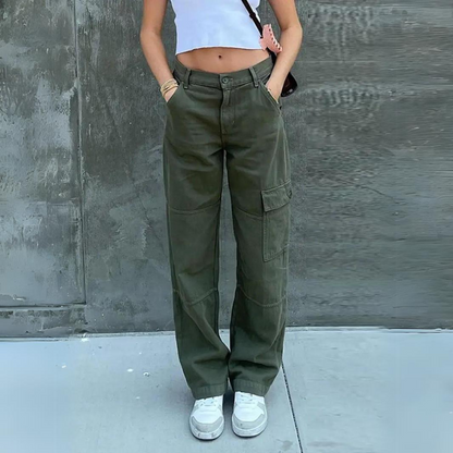 Pauline - Pantalones cargo casual de mujer