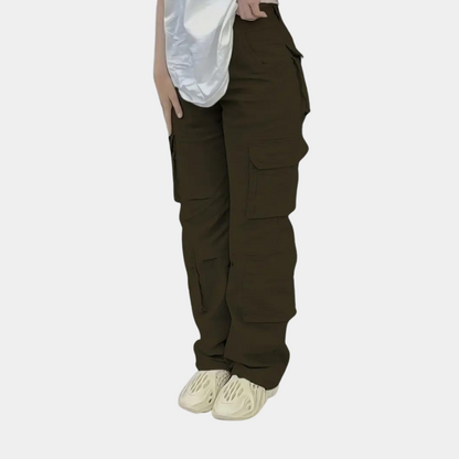 Cecilia - Pantalones cargo de mujer con múltiples bolsillos