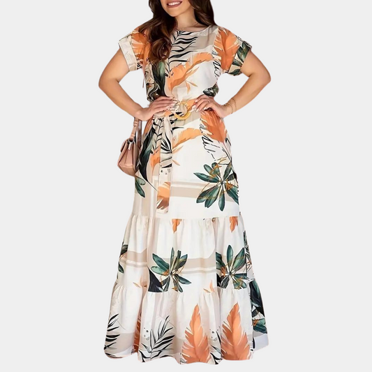 Elegante vestido floral para mujer