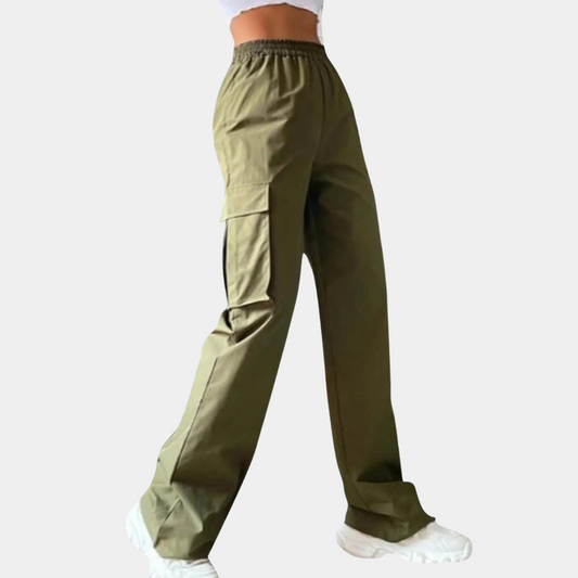 Romane - Pantalones cargo informales de mujer