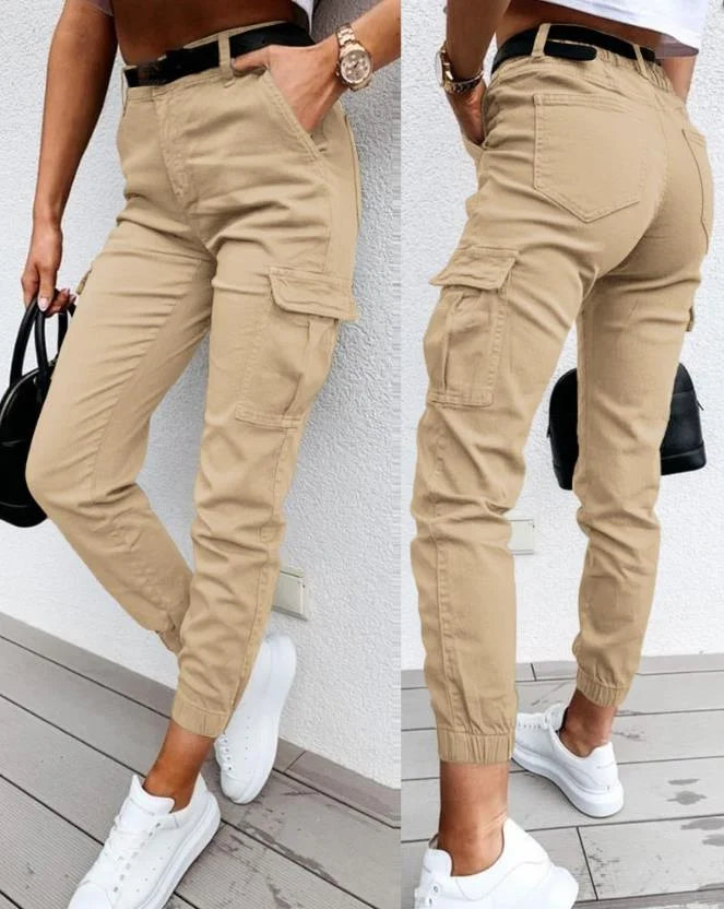 Sofie | Pantalones cargo con cintura alta