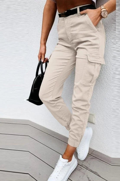 Sofie | Pantalones cargo con cintura alta