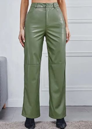 Jane - Pantalones de cuero para mujer