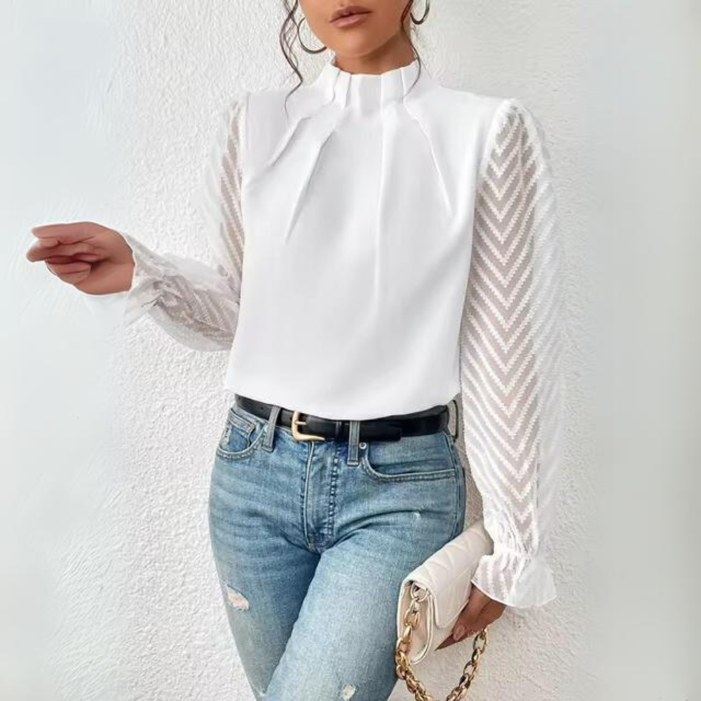 Fiala - Elegante blusa de gasa