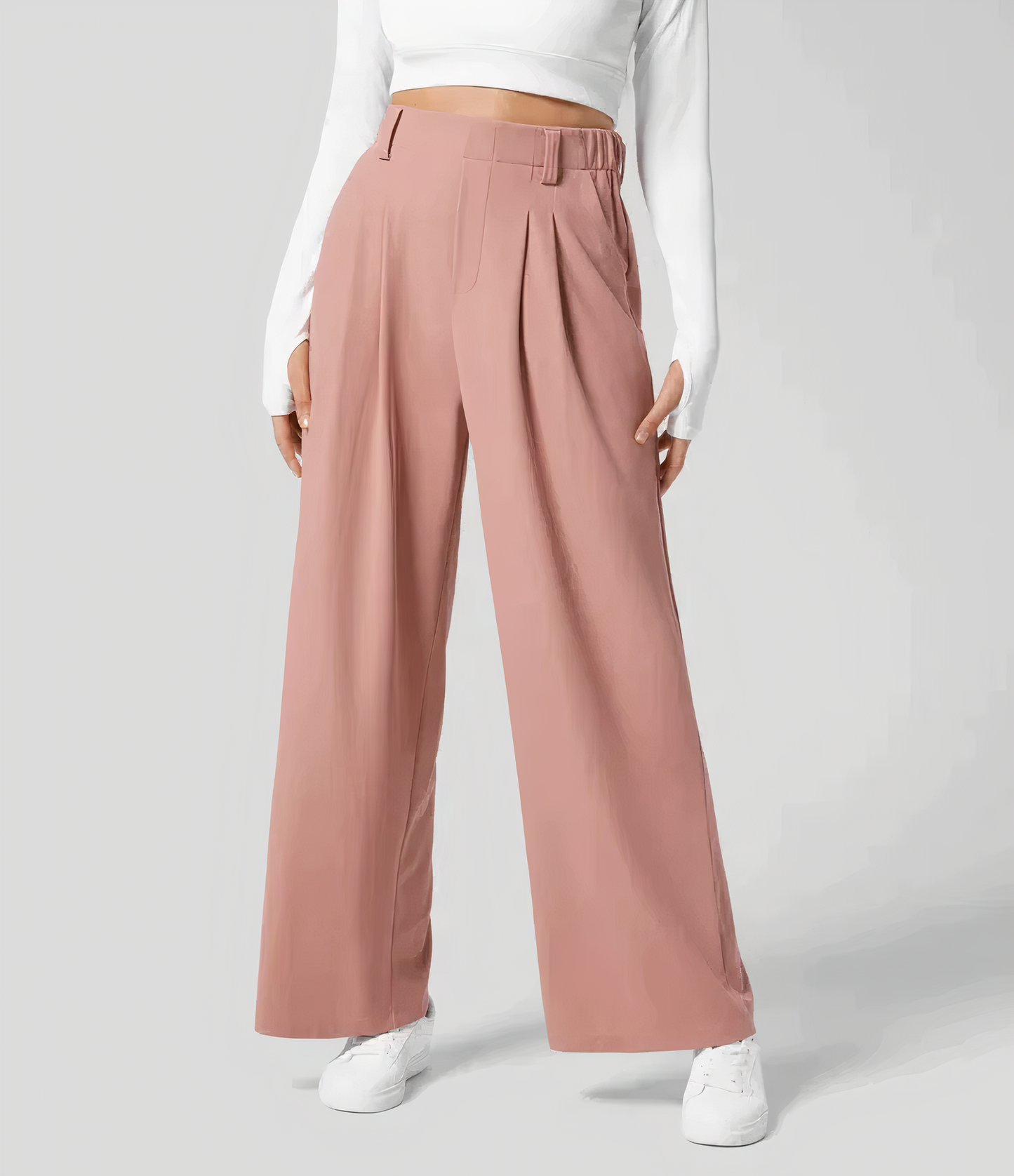 Pantalones sueltos con cintura alta - Georgia