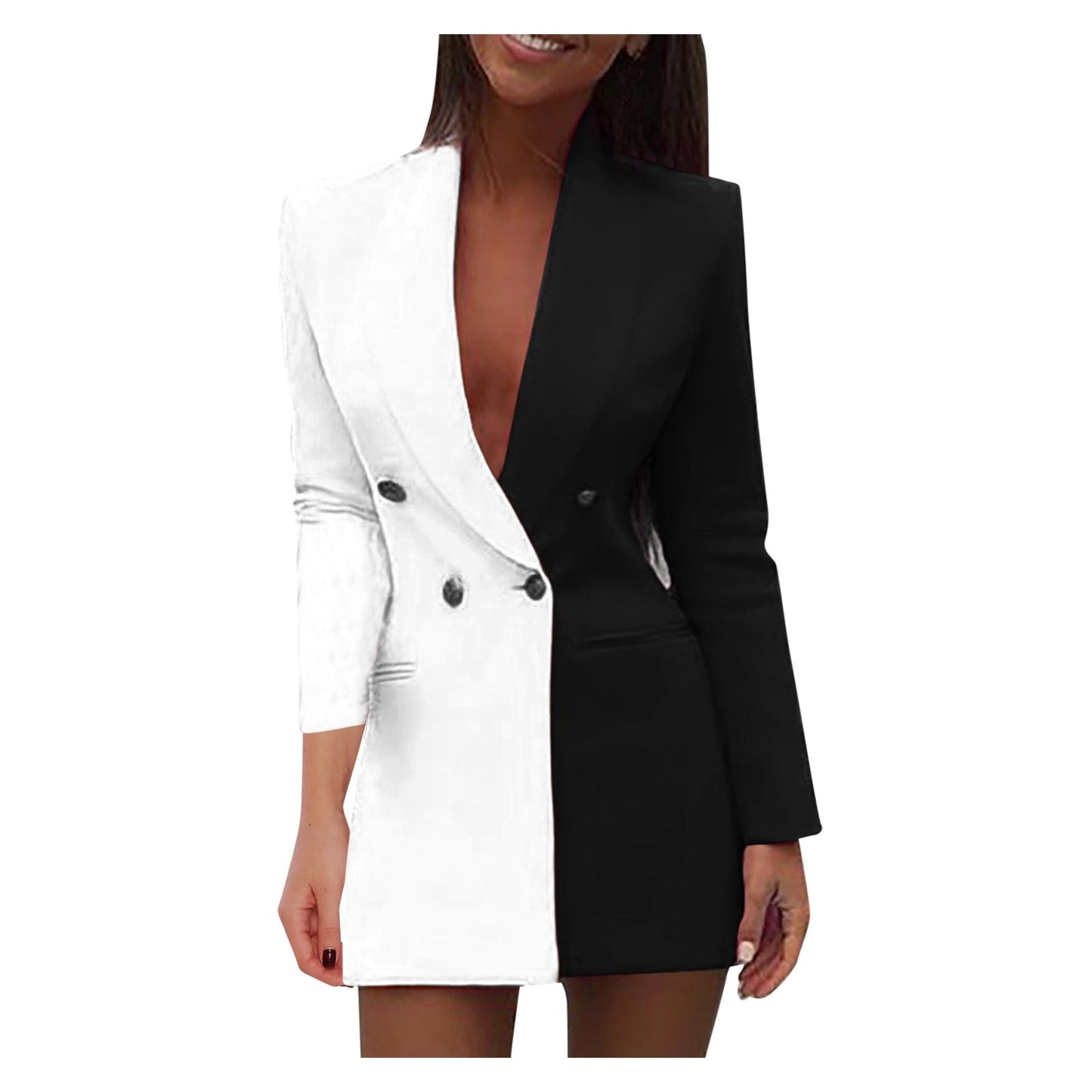 Fleur | Vestido blazer bicolor