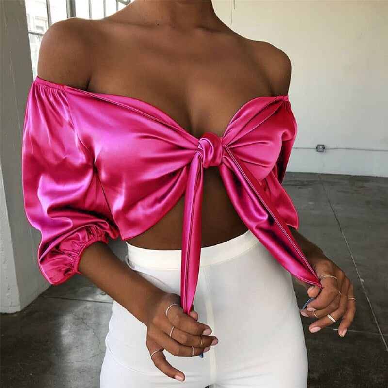 Joanne Satin Top | Sexy, elegante y con estilo