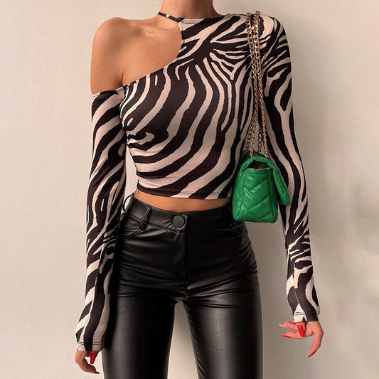 Bijou Zebra Top | EL estampado de la temporada