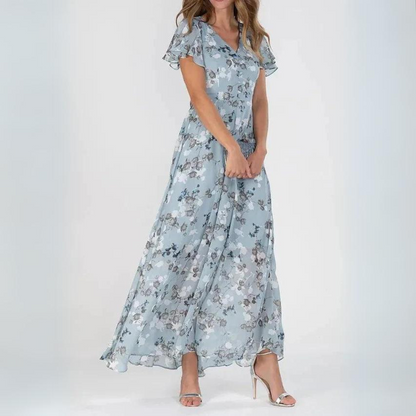 Jolanda - Elegante vestido con estampado floral