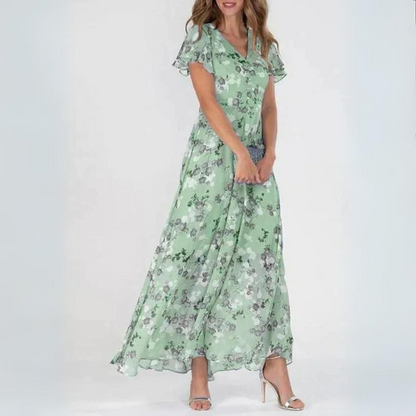 Jolanda - Elegante vestido con estampado floral