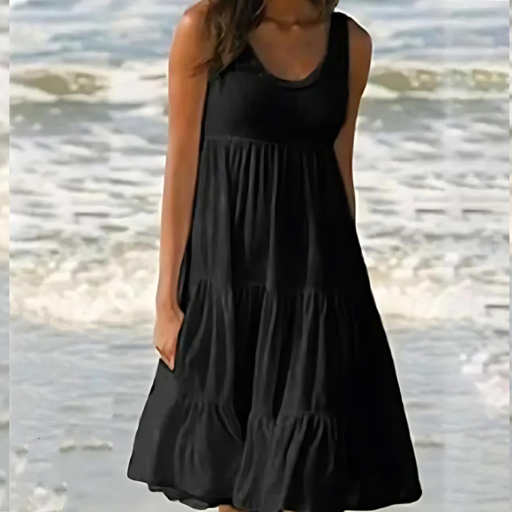 Lina - Vestido de playa de algodón