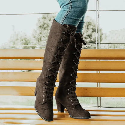 Liliu - Elegantes botas de tacón para mujer