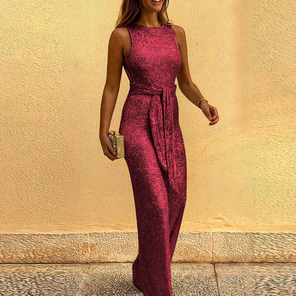 Vanessa | Elegante vestido glitter con espalda abierta