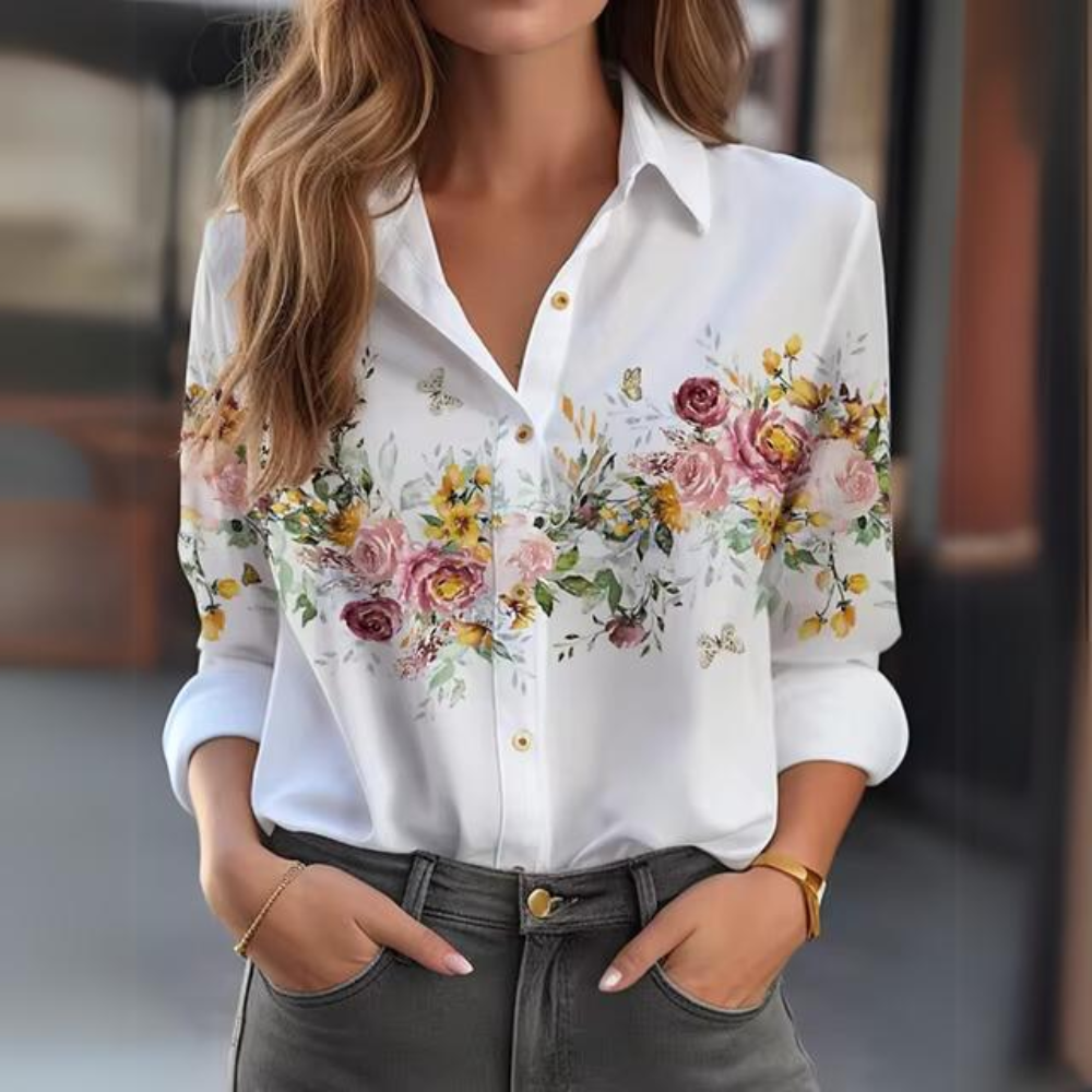 Maja - Elegante blusa de flores