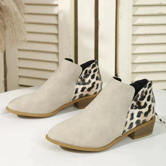 Angelin - Botas con estampado chic para mujer