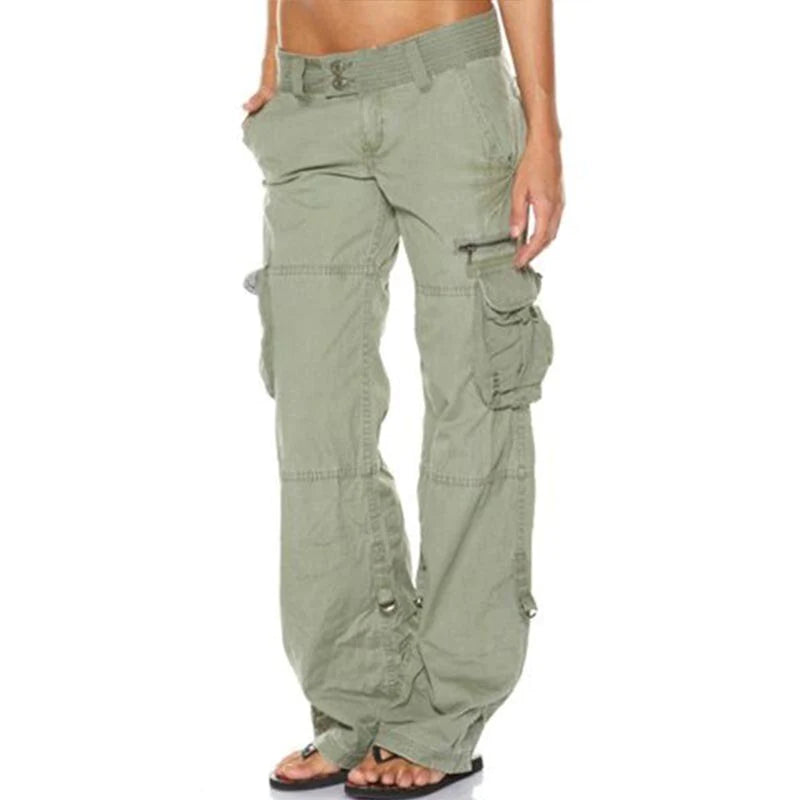 Madeline | Pantalones cargo con bolsillos para mujer