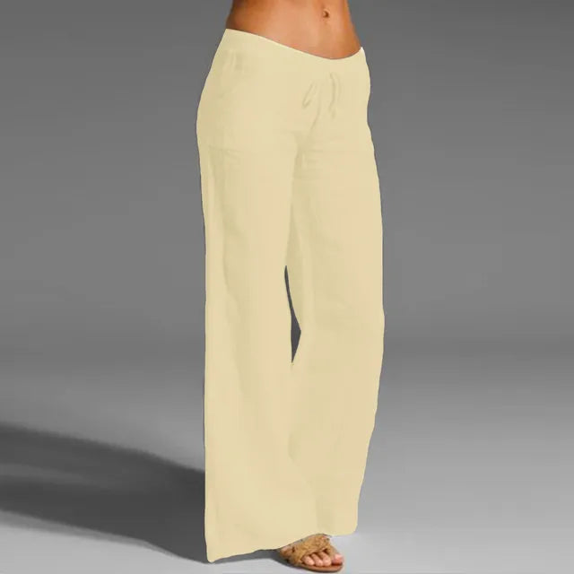 Raegan - Elegantes pantalones de gasa para mujer