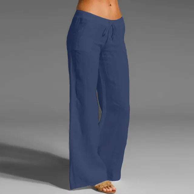 Raegan - Elegantes pantalones de gasa para mujer