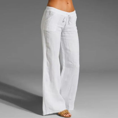 Raegan - Elegantes pantalones de gasa para mujer