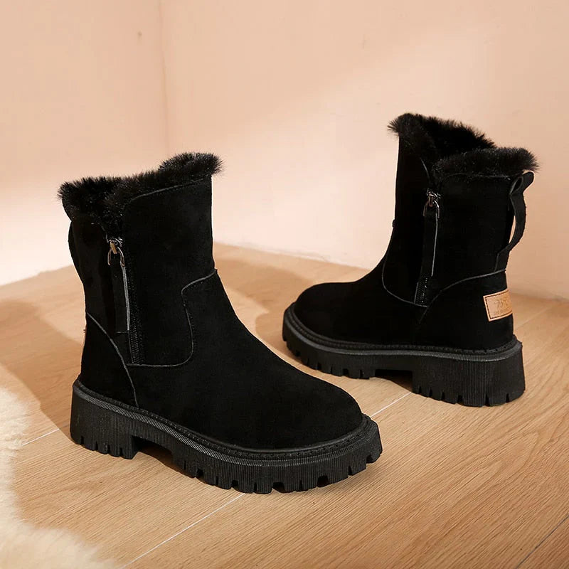 Tanja - botas de nieve altas hasta el tobillo para mujer