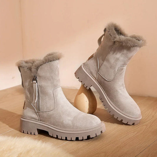 Tanja - botas de nieve altas hasta el tobillo para mujer