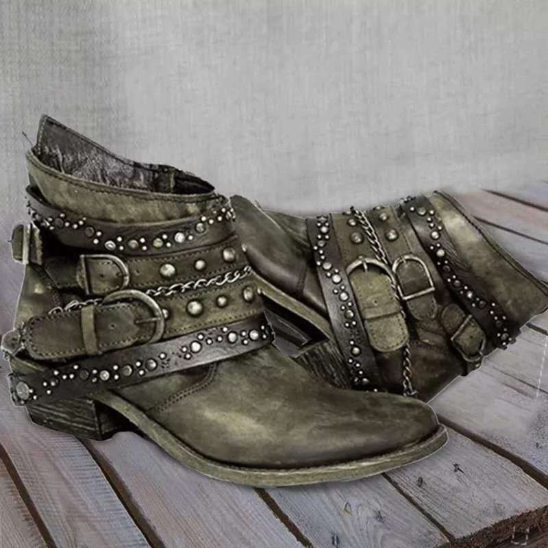 Botas de tacón vintage - Annmarie