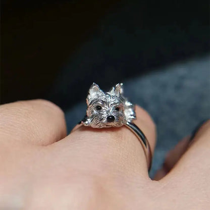 Bague pour chien ajustable de style rétro